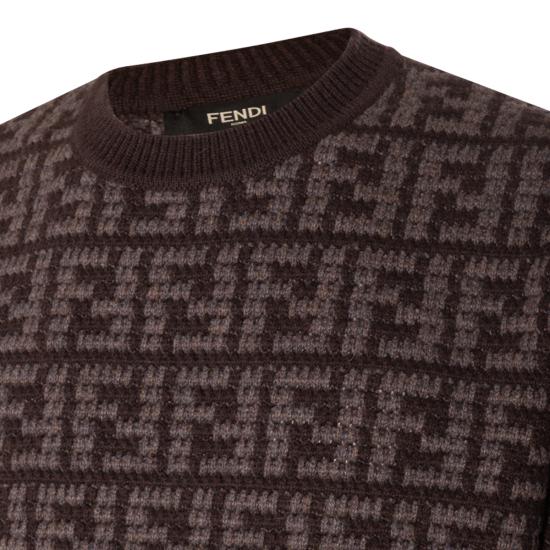  펜디 스웨터 FZX091APPAF1MH0 BEIGE GREY DOM - FENDI