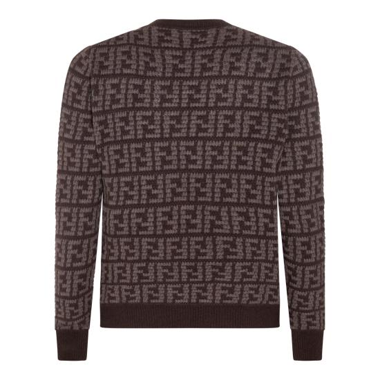  펜디 스웨터 FZX091APPAF1MH0 BEIGE GREY DOM - FENDI