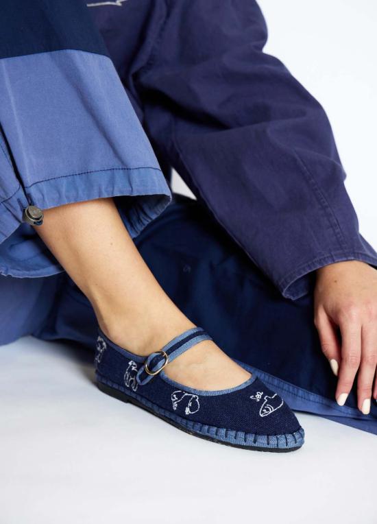  씨뉴욕 플랫 슈즈 Sea Ny Demi 메리 제인 플랫 네이비