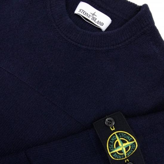  스톤 아일랜드 스웨터 7915524A3V0020 NAVY BLUE DOM - STONE ISLAND