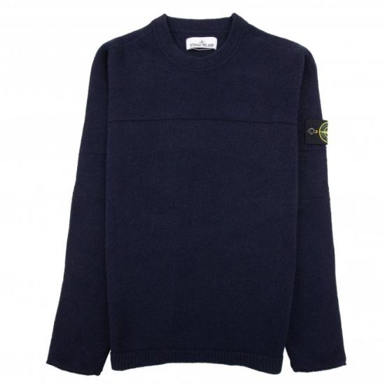  스톤 아일랜드 스웨터 7915524A3V0020 NAVY BLUE DOM