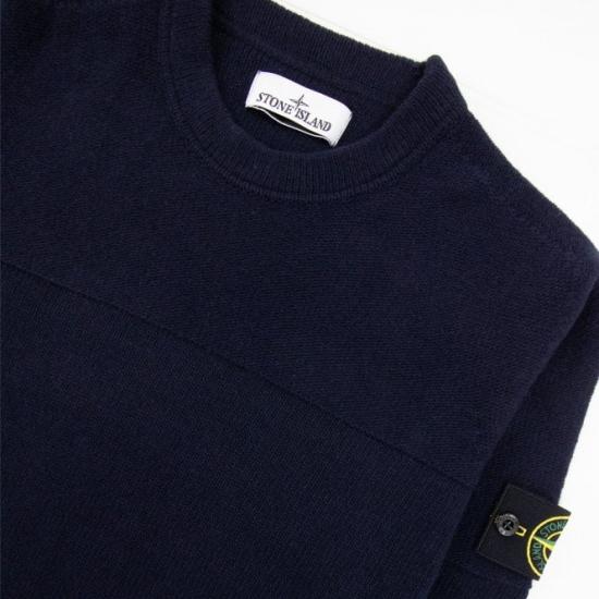  스톤 아일랜드 스웨터 7915524A3V0020 NAVY BLUE DOM - STONE ISLAND