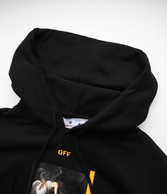  오프화이트 후드 티셔츠 OMBB097C99FLE0151001OMBB097C99FLE0151001 DOM - OFF WHITE