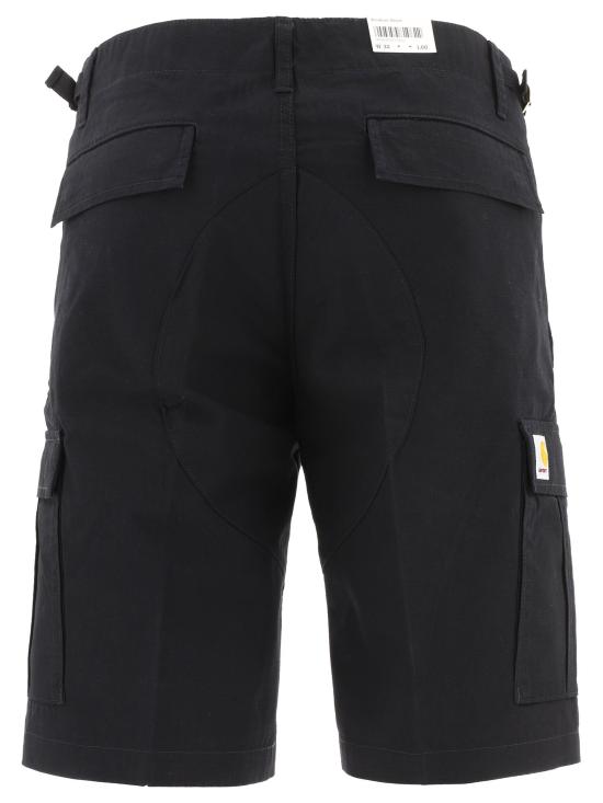  칼하트 WIP 숏팬츠 I0282458902 BLACK RINSED DOM - CARHARTT WIP