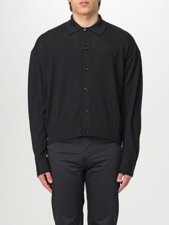  아미 가디건 UKC042KN0039001 BLACK DOM