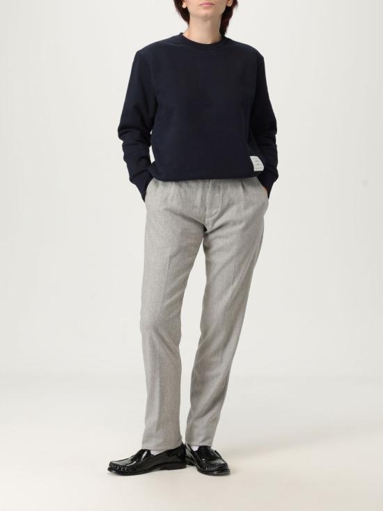 25FW 톰브라운 긴팔 티셔츠 FJT070A03377415 NAVY DOM - THOM BROWNE