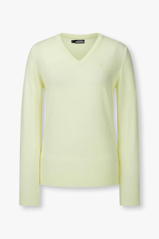  제이린드버그 스웨터 GWKW10955M066 PALE LIME YELLOW DOM