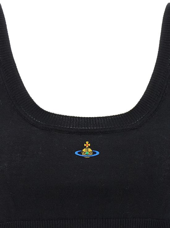  비비안웨스트우드 민소매 티셔츠 1803003ZY001BN402 BLACK DOM - VIVIENNE WESTWOOD