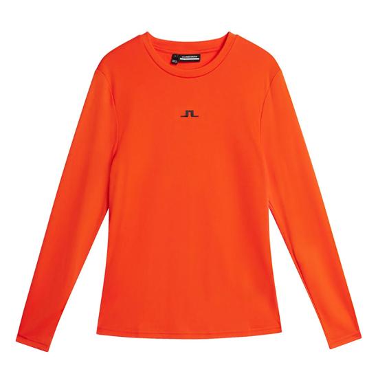  제이린드버그 긴팔 티셔츠 AWJT11510G016 TANGERINE TANGO DOM