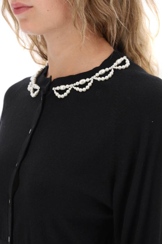  시몬로샤 가디건 CMK21B0630 CREAM PEARL CLEAR DOM - SIMONE ROCHA