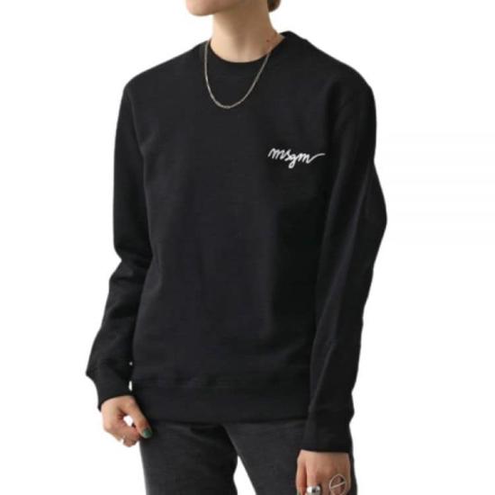  엠에스지엠 긴팔 티셔츠 2000MDM54320000199 BLACK DOM