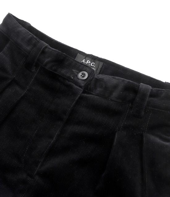  아페쎄 스트레이트 팬츠 COEKEF08398LZZ BLACK DOM - A.P.C.