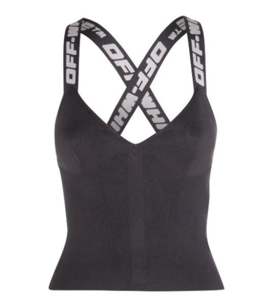  오프화이트 민소매 티셔츠 OWHD011C99KNI0011009OWHD011C99KNI0011009 DOM - OFF WHITE