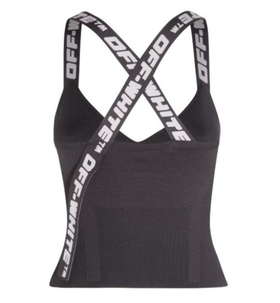  오프화이트 민소매 티셔츠 OWHD011C99KNI0011009OWHD011C99KNI0011009 DOM - OFF WHITE