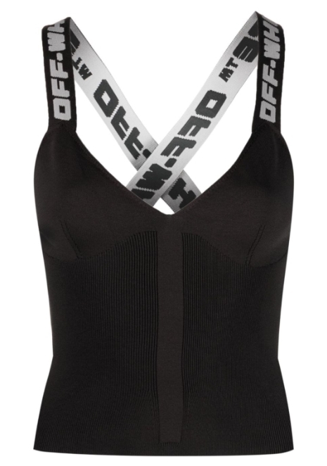  오프화이트 민소매 티셔츠 OWHD011C99KNI0011009OWHD011C99KNI0011009 DOM