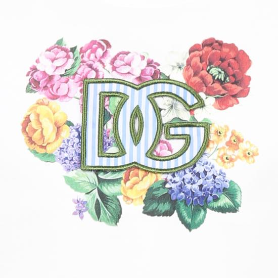 25SS [키즈] 돌체앤가바나 티셔츠 L5JTOZ G7O2A W0111 WHITE - DOLCE & GABBANA
