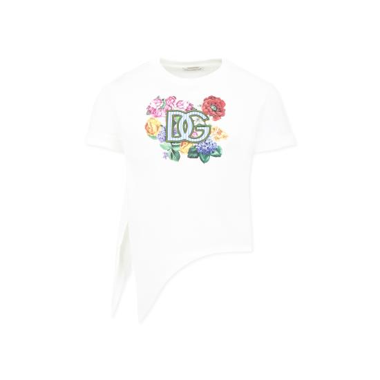25SS [키즈] 돌체앤가바나 티셔츠 L5JTOZ G7O2A W0111 WHITE