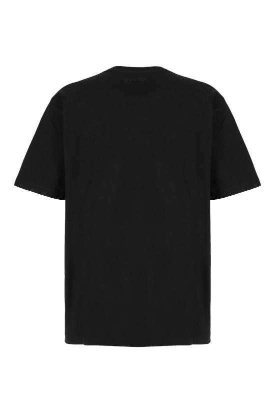25SS 알렉산더 맥퀸 반팔 티셔츠 815069QTAC7 0526 BLACK IVORY - ALEXANDER MCQUEEN