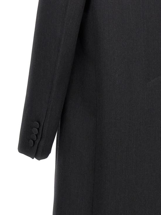 24FW 구찌 코트 801045ZAQA91094 MEDIUM GREY MELANGE - GUCCI