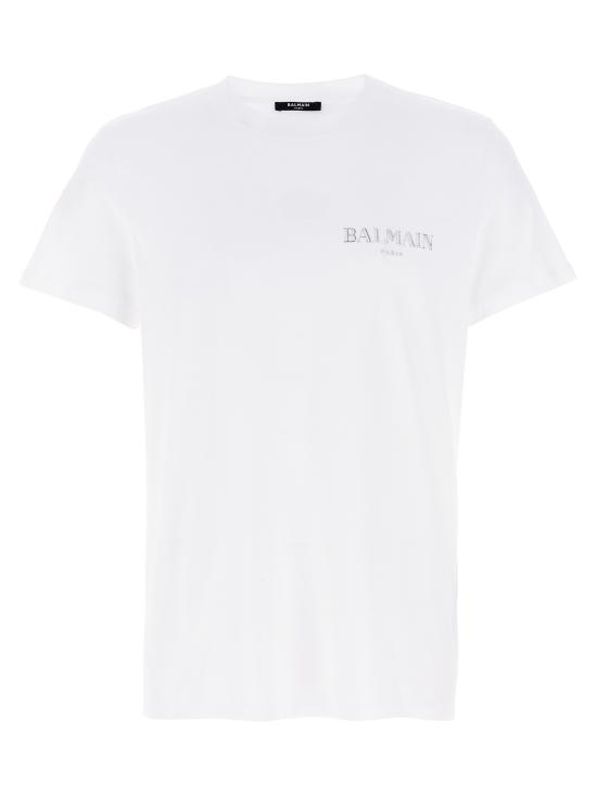 25FW 발망 반팔 티셔츠 EH1EF000GD840HF White