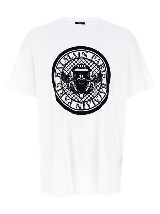 25SS 발망 반팔 티셔츠 EH1EG010BB17GAB White Black