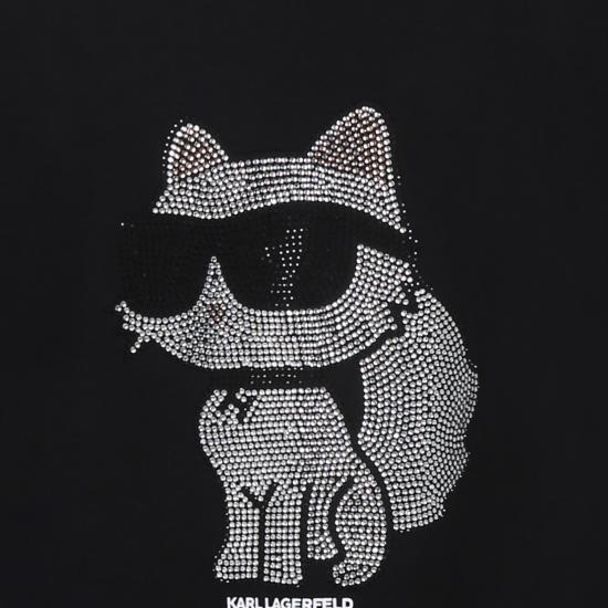 25SS [키즈] 칼라거펠트 원피스 Z30458 09B BLACK - KARL LAGERFELD