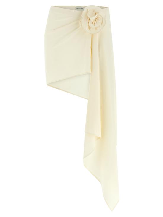 25SS 마그다뷰트림 숏 스커트 634425CREAM