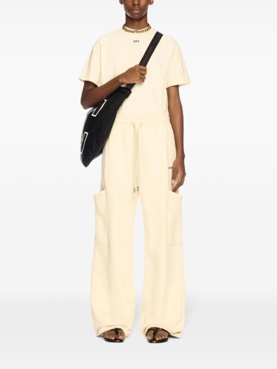 25SS 오프화이트 반팔 티셔츠 OWAA089S25JER0050B10 50B10 WHITE ASPARAGUS - OFF WHITE