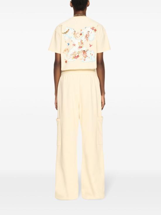 25SS 오프화이트 반팔 티셔츠 OWAA089S25JER0050B10 50B10 WHITE ASPARAGUS - OFF WHITE