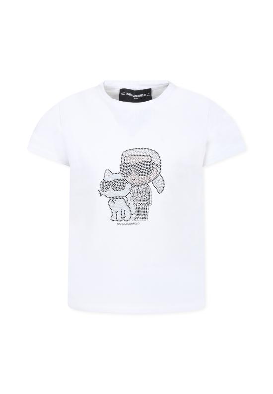 25SS [키즈] 칼라거펠트 티셔츠 Z30489 10P WHITE