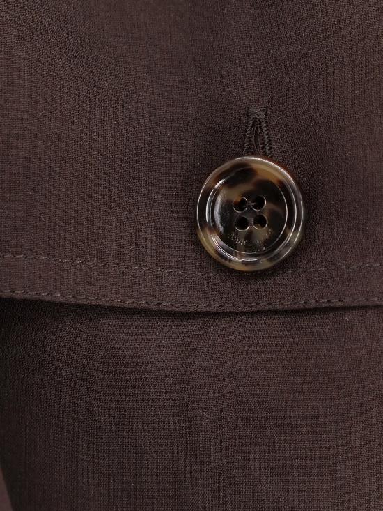  생로랑 숏 원피스 778923Y065W 2178 Brown - SAINT LAURENT