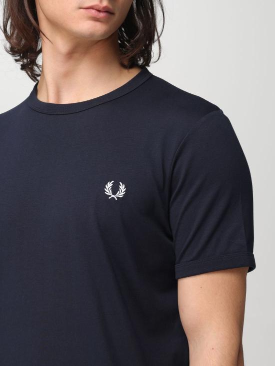 25FW 프레드페리 반팔 티셔츠 M3519 608 Blue - FRED PERRY