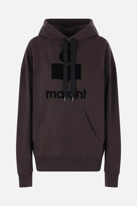 26SS 이자벨마랑에뚜왈 후드 티셔츠 SW0001FAA1M07E02FK FADED BLACK