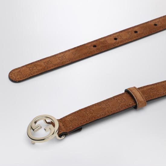 25SS 구찌 벨트 723073AAEFD Brown - GUCCI