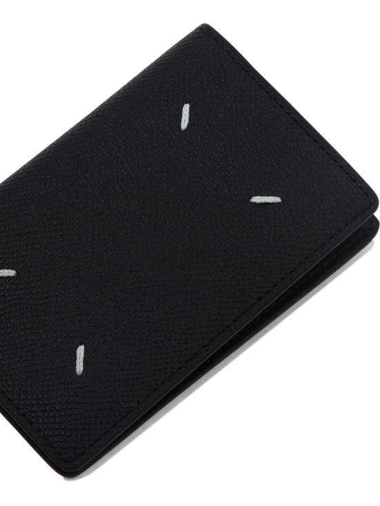 25FW 마르지엘라 스티치 바이 폴드 카드지갑 S55UI0203P4745T8013 BLACK DOM - MAISON MARGIELA