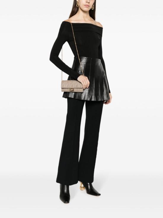 26SS 펜디 바게트 나파 레더 체인 장지갑 8M0365 AAJD F0E65 - FENDI