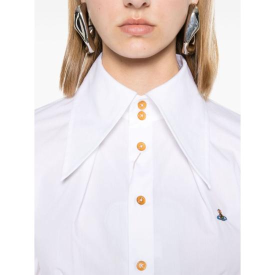  비비안웨스트우드 셔츠 1501005WW009QA401 WHITE DOM - VIVIENNE WESTWOOD