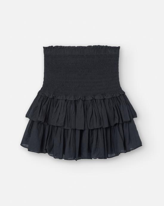  이자벨마랑 NAOMI 나오미 러플 미니 스커트  JU0022FCB3J04E01BK BLACK DOM - ISABEL MARANT