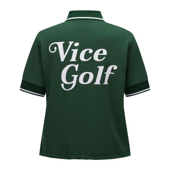  바이스골프 폴로 티셔츠 VGEMWTS01DN D GREEN DOM - VICE GOLF