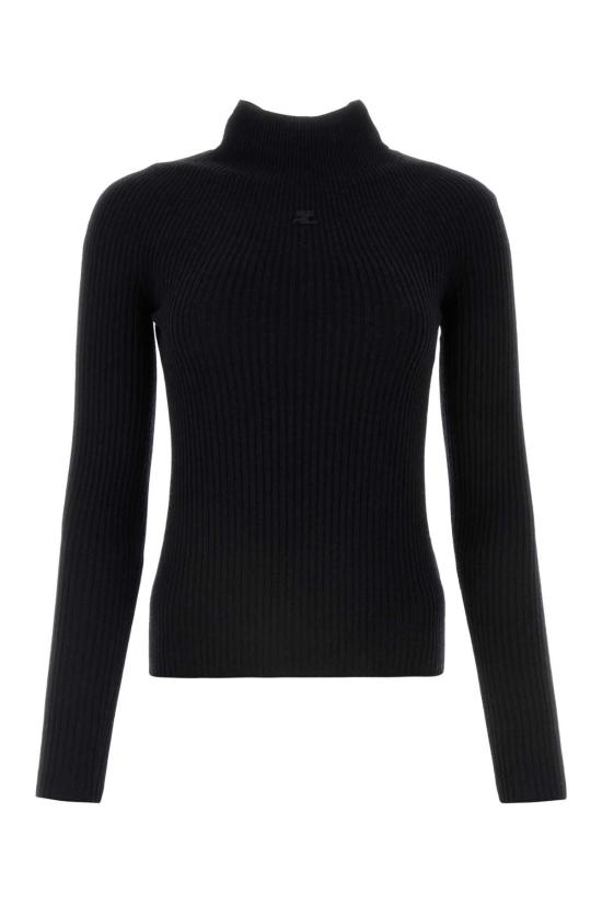 쿠레쥬 터틀넥 124MPU128FI00499999 BLACK DOM