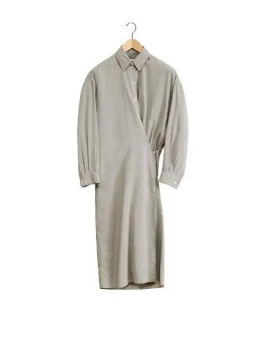  르메르 미디 원피스 DR1024LF208885 LIGHT MISTY GREY DOM