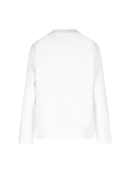  질샌더 긴팔 티셔츠 J02GC0107J45047102 WHITE DOM - JIL SANDER
