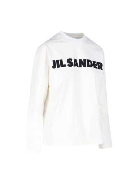  질샌더 긴팔 티셔츠 J02GC0107J45047102 WHITE DOM - JIL SANDER
