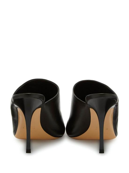  팜앤젤스 뮬/슬리퍼 PWIH020F23LEA0011000 Black - PALM ANGELS