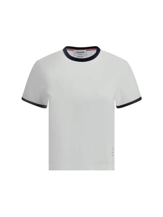 25SS 톰브라운 반팔 티셔츠 FJS075A00042 100 WHITE