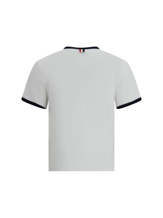 25SS 톰브라운 반팔 티셔츠 FJS075A00042 100 WHITE - THOM BROWNE