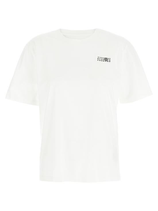 25FW MM6 메종마르지엘라 반팔 티셔츠 S52GC0336M20048101 White