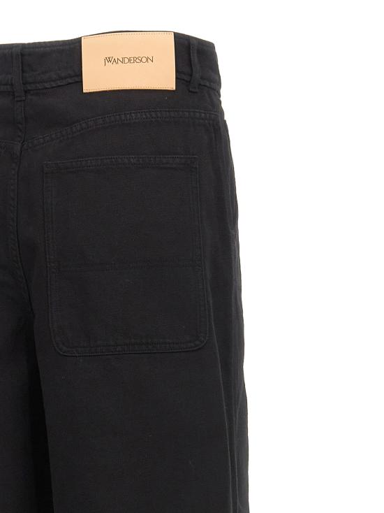 25SS JW앤더슨 데님 팬츠 TR0387PG1730999 Black - JW ANDERSON