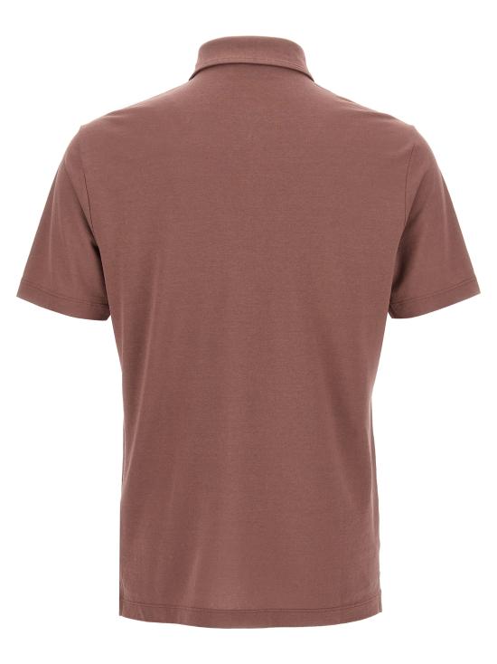 26SS 자노네 폴로 티셔츠 815109ZG380Z5512 Brown - ZANONE