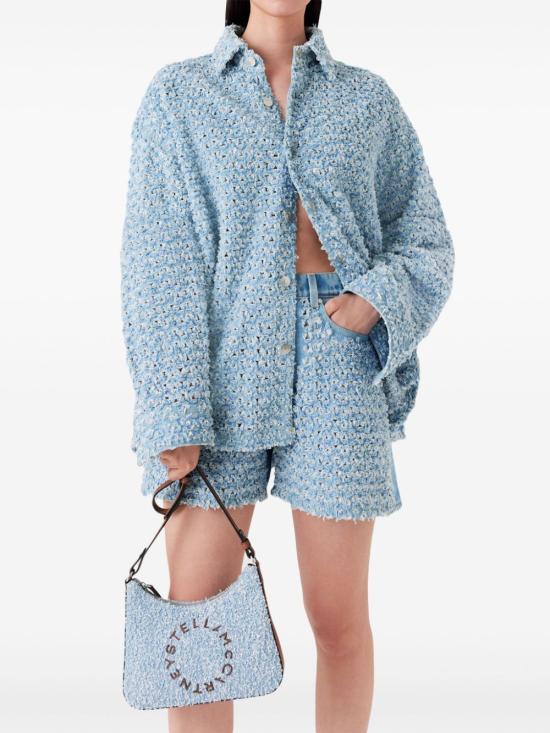 25SS 스텔라 맥카트니 숏팬츠 6D03673SQH06 4125 LIGHT BLUE LASER DENIM - STELLA MCCARTNEY